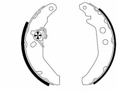 HELLA PAGID 8db355001031 -  Комплект тормозных колодок
